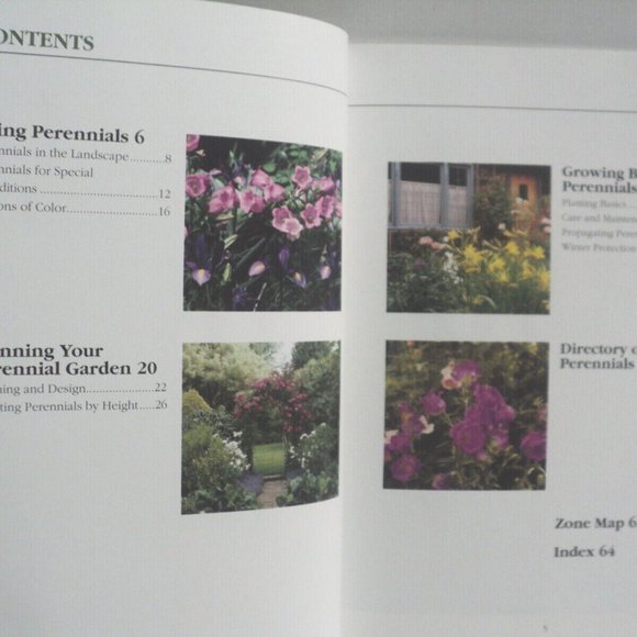 Flower Gardening Perennials by Better Homes and Gardens 1993 Paperback - Picture 5 of 5